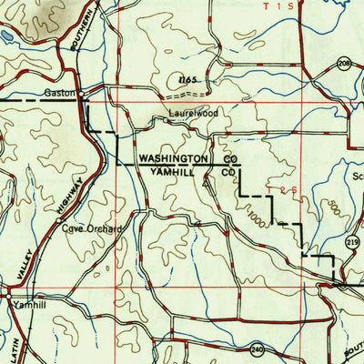 United States Geological Survey Vancouver, WA (1948, 250000-Scale) digital map