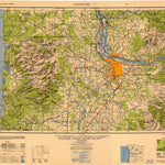 United States Geological Survey Vancouver, WA-OR (1950, 250000-Scale) digital map