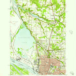 United States Geological Survey Vancouver, WA-OR (1954, 24000-Scale) digital map