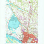 United States Geological Survey Vancouver, WA-OR (1961, 24000-Scale) digital map