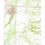 United States Geological Survey Vandalia, IL (1974, 24000-Scale) digital map