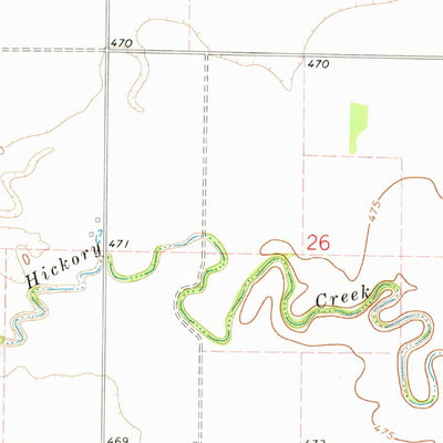 United States Geological Survey Vandalia, IL (1974, 24000-Scale) digital map