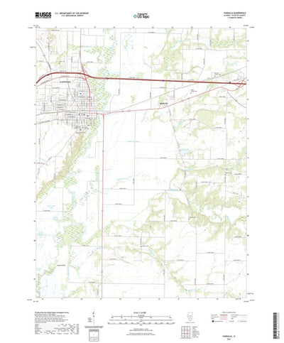 United States Geological Survey Vandalia, IL (2021, 24000-Scale) digital map