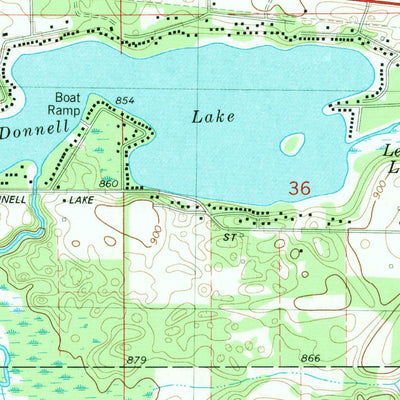 United States Geological Survey Vandalia, MI (1981, 24000-Scale) digital map