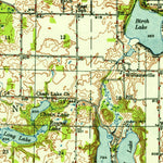 United States Geological Survey Vandalia, MI-IN (1949, 62500-Scale) digital map