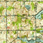 United States Geological Survey Vandalia, MI-IN (1949, 62500-Scale) digital map