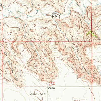 United States Geological Survey Vandalia, MT (1969, 24000-Scale) digital map