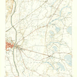 United States Geological Survey Vander, NC (1949, 24000-Scale) digital map