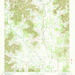 United States Geological Survey Vanderpool, TX (1969, 24000-Scale) digital map
