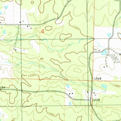 United States Geological Survey Vandervoort, AR (1984, 24000-Scale) digital map