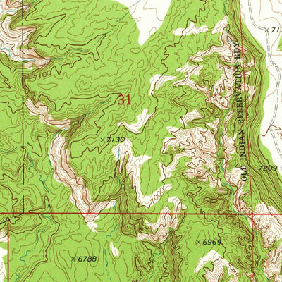 United States Geological Survey Vanderwagen Draw, NM (1972, 24000-Scale) digital map