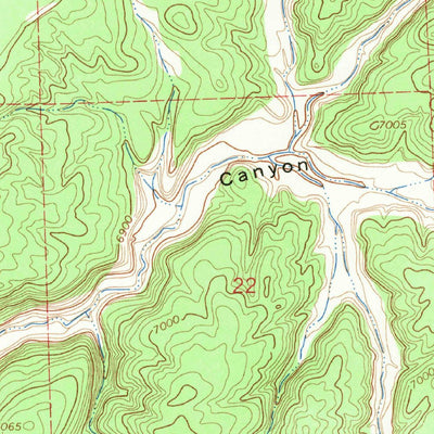 United States Geological Survey Vanderwagen, NM (1963, 24000-Scale) digital map