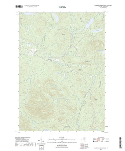 United States Geological Survey Vanderwhacker Mountain, NY (2023, 24000-Scale) digital map