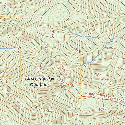 United States Geological Survey Vanderwhacker Mountain, NY (2023, 24000-Scale) digital map