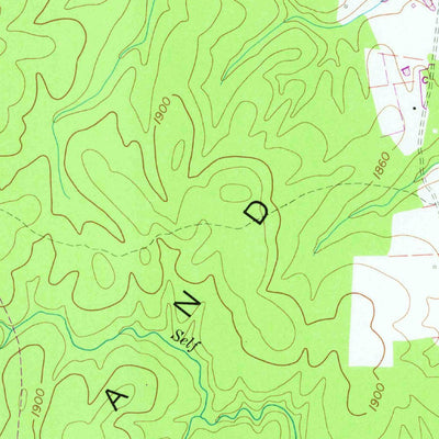 United States Geological Survey Vandever, TN (1956, 24000-Scale) digital map