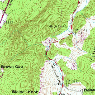 United States Geological Survey Vandever, TN (1956, 24000-Scale) digital map