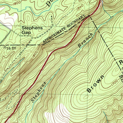 United States Geological Survey Vandever, TN (1983, 24000-Scale) digital map