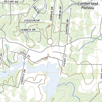 United States Geological Survey Vandever, TN (2022, 24000-Scale) digital map