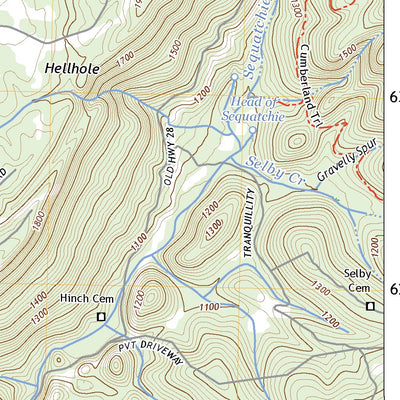 United States Geological Survey Vandever, TN (2022, 24000-Scale) digital map