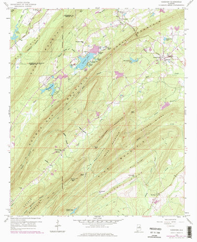 United States Geological Survey Vandiver, AL (1959, 24000-Scale) digital map