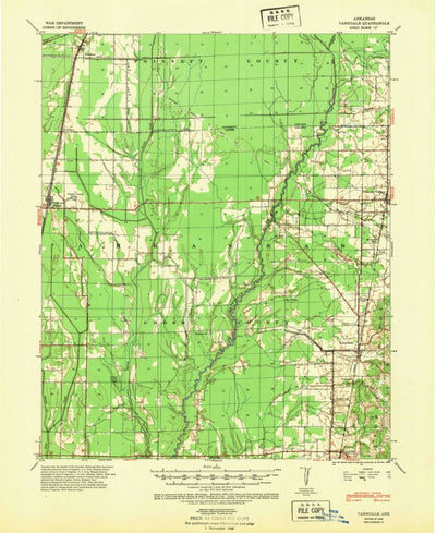 United States Geological Survey Vanndale, AR (1939, 62500-Scale) digital map