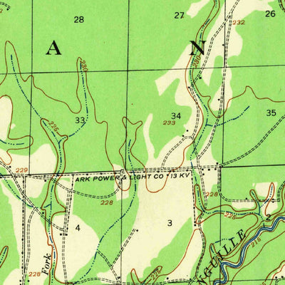 United States Geological Survey Vanndale, AR (1939, 62500-Scale) digital map