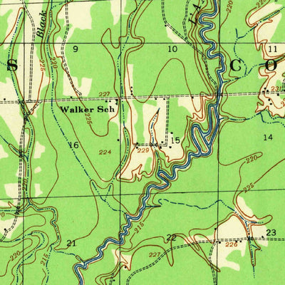 United States Geological Survey Vanndale, AR (1939, 62500-Scale) digital map