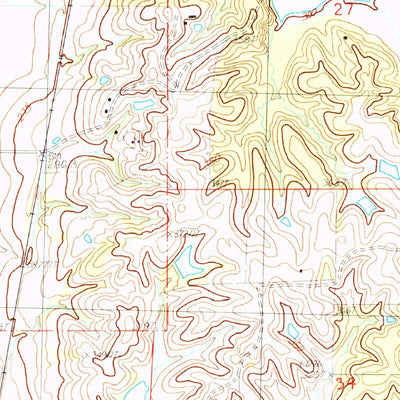 United States Geological Survey Vanndale, AR (1984, 24000-Scale) digital map