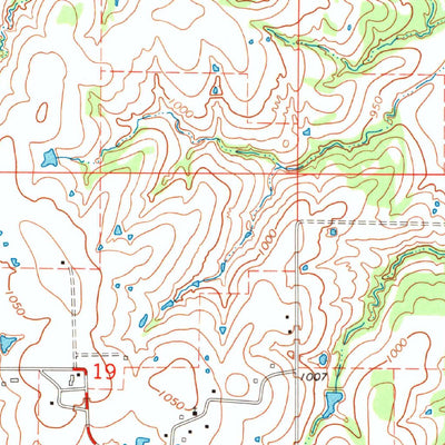 United States Geological Survey Vanoss, OK (1967, 24000-Scale) digital map