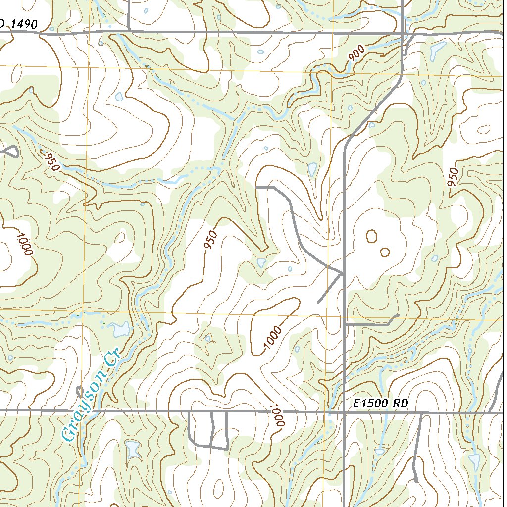 Vanoss, OK (2022, 24000-Scale) Map by United States Geological Survey ...