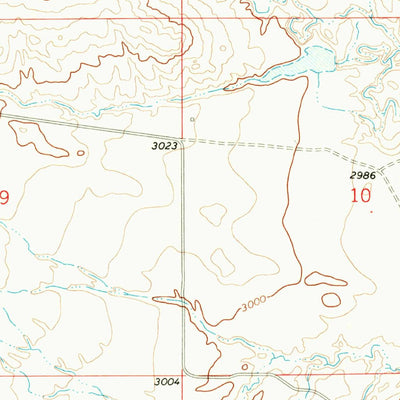 United States Geological Survey Vanstel, MT (1965, 24000-Scale) digital map