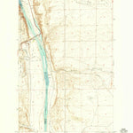 United States Geological Survey Vantage, WA (1954, 24000-Scale) digital map