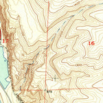 United States Geological Survey Vantage, WA (1954, 24000-Scale) digital map
