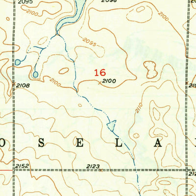United States Geological Survey Vanville NE, ND (1950, 24000-Scale) digital map