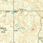 United States Geological Survey Vanville NE, ND (1950, 24000-Scale) digital map