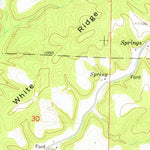 United States Geological Survey Vanzant, MO (1973, 24000-Scale) digital map