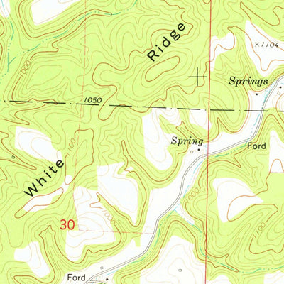United States Geological Survey Vanzant, MO (1973, 24000-Scale) digital map
