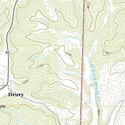 United States Geological Survey Vanzant, MO (2021, 24000-Scale) digital map