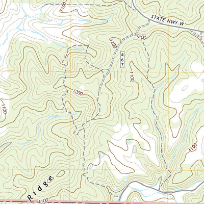 United States Geological Survey Vanzant, MO (2021, 24000-Scale) digital map