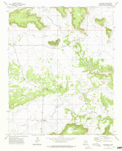 United States Geological Survey Variadero, NM (1972, 24000-Scale) digital map
