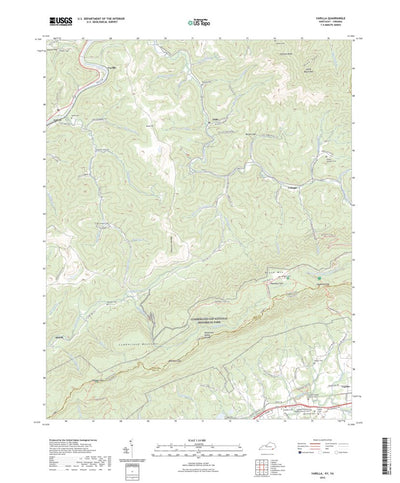United States Geological Survey Varilla, KY (2022, 24000-Scale) digital map