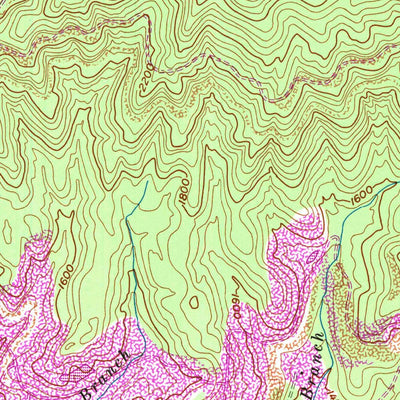 United States Geological Survey Varilla, KY-VA (1974, 24000-Scale) digital map