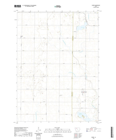 United States Geological Survey Varina, IA (2022, 24000-Scale) digital map