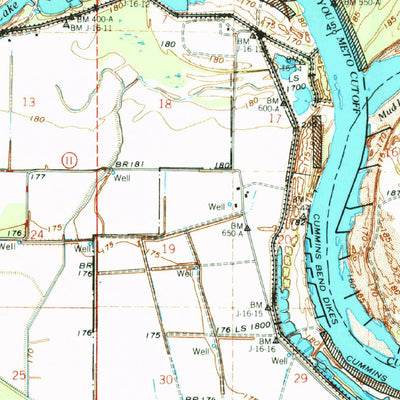 United States Geological Survey Varner, AR (1978, 62500-Scale) digital map