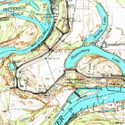United States Geological Survey Varner, AR (1978, 62500-Scale) digital map