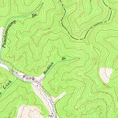United States Geological Survey Varney, KY (1954, 24000-Scale) digital map