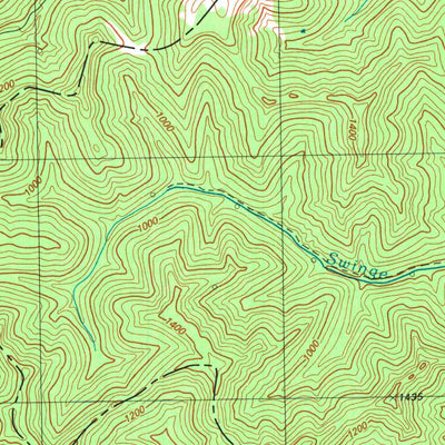 United States Geological Survey Varney, KY (1992, 24000-Scale) digital map