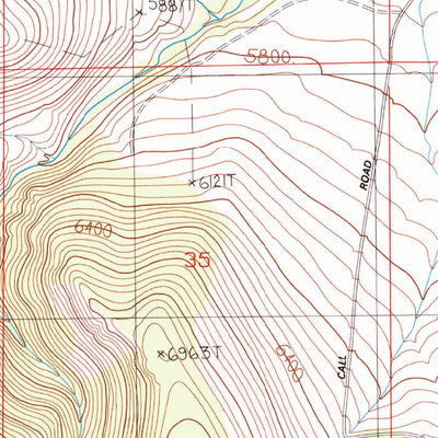 United States Geological Survey Varney, MT (1988, 24000-Scale) digital map