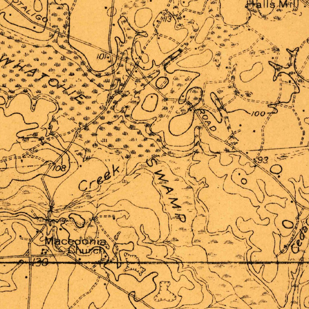 Varnville, SC (1918, 62500Scale) Map by United States Geological