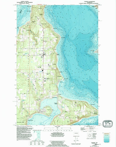 United States Geological Survey Vashon, WA (1949, 24000-Scale) digital map